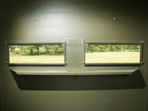 windows for deer blind